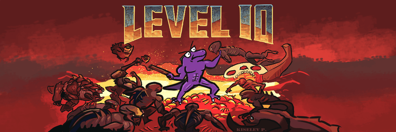 Баннер геймджема 'MyIndie Level 10' | геймджем MyIndie